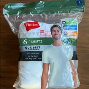 Hanes White T-Shirts Pack